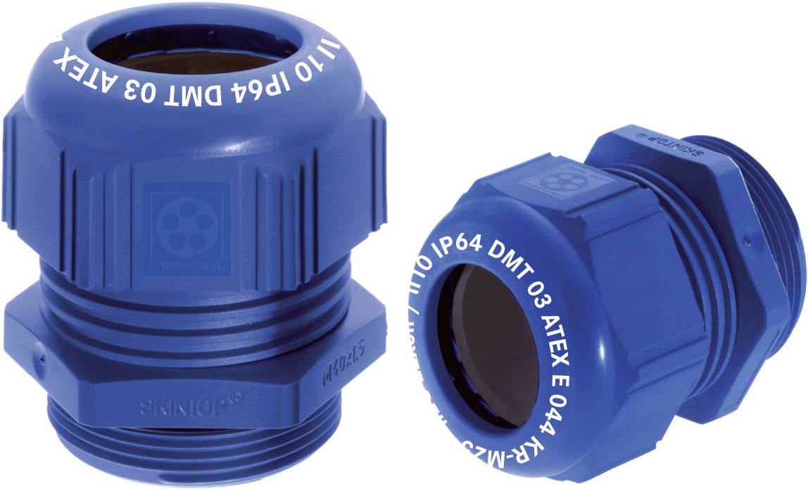 N/A SKINTOP® K-M EEXE II ATEX M12 poliamid niebieski (ral 5015) LAPP 54115400 1 szt. - obrazek 1