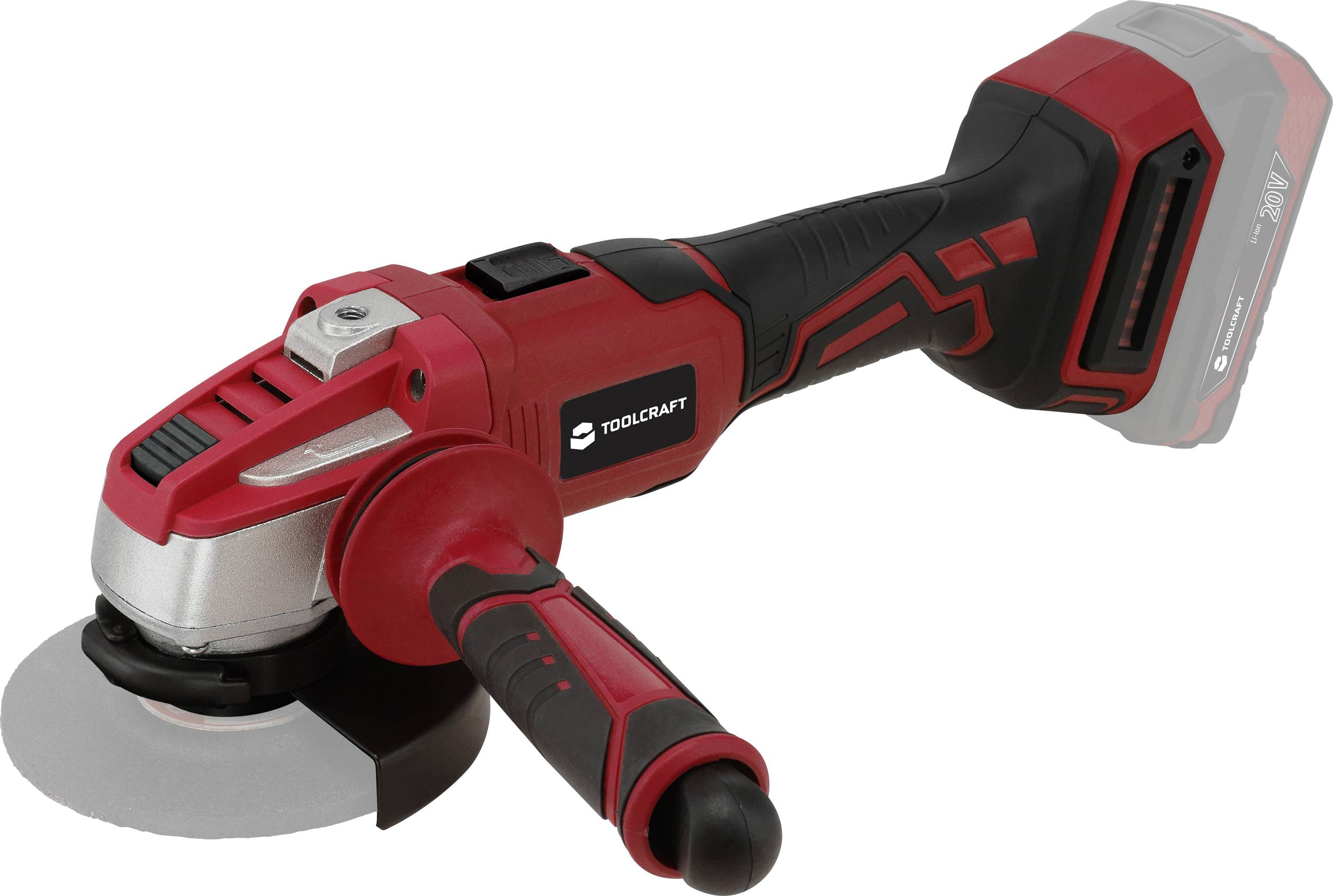Akumulatorowa szlifierka kątowa TOOLCRAFT WSS-100 / TAWB-200, 20 V - obrazek 1