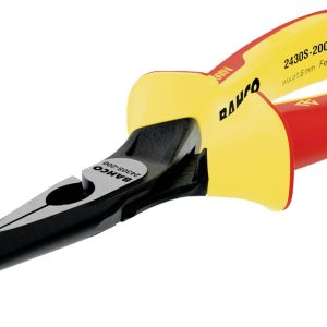 Bahco 2430 S-200 VDE Szczypce płaskie, okrągłe 200 mm Bahco 2430 S-200 VDE Szczypce płaskie, okrągłe 200 mm