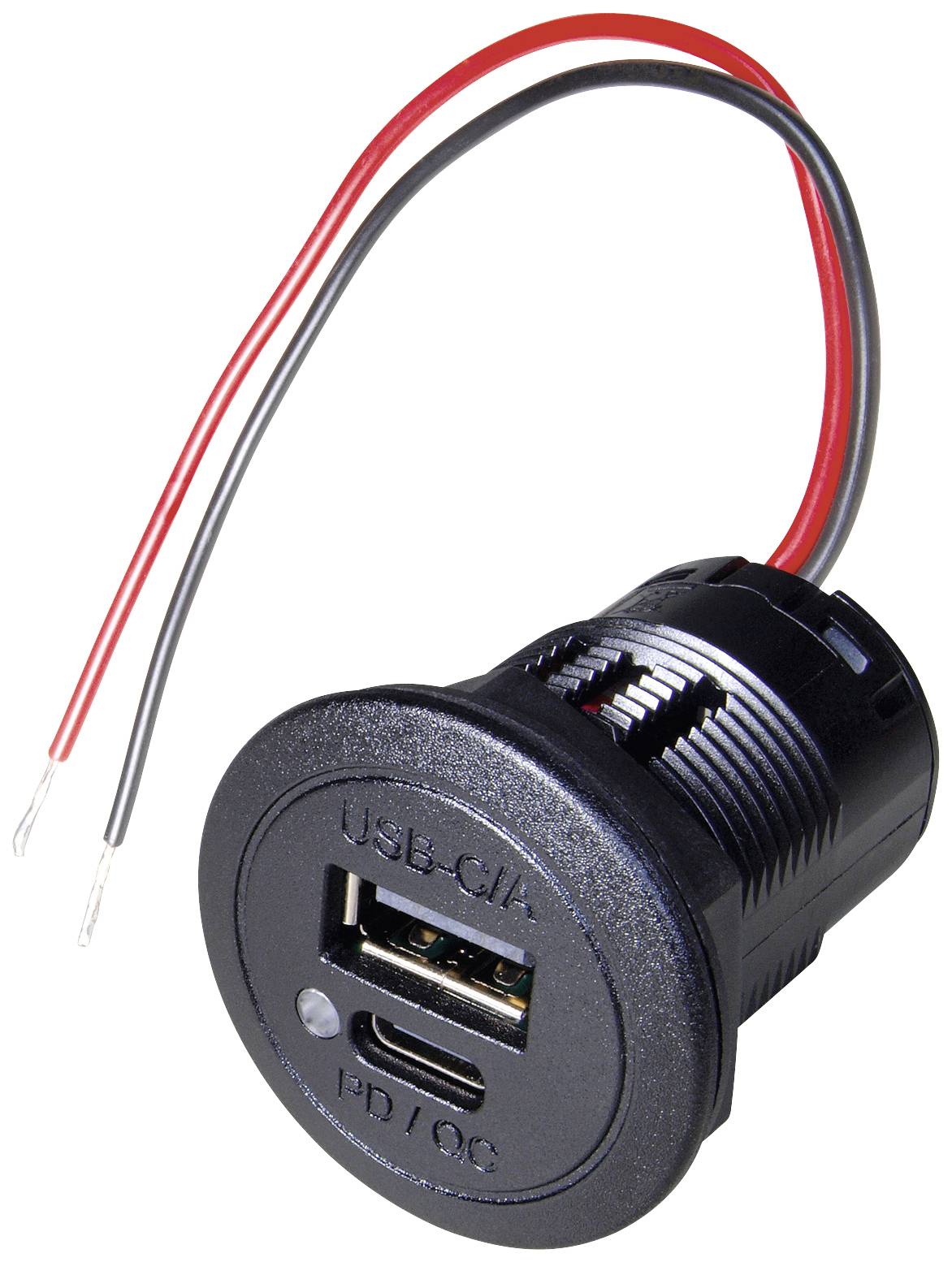 Zasilanie USB-C/A podwójne gniazdo PD/QC ProCar 12 V, 24 V - obrazek 1