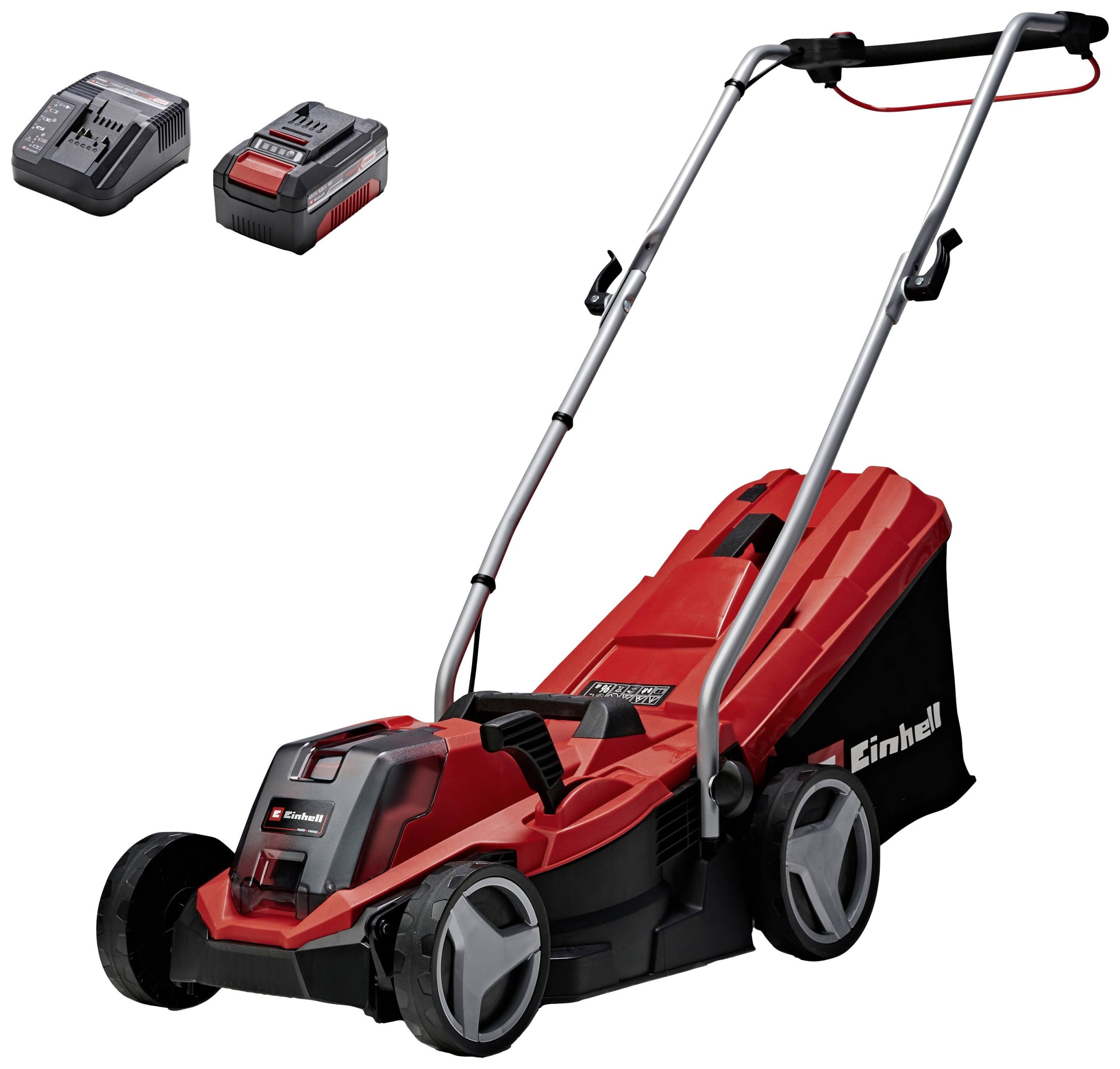 Einhell Power X-Change GE-CM 18/33 Li (1x4,0Ah) akumulatorowy Akumulatorowa kosiarka do trawy zaw. ładowarkę, zaw. akumu - obrazek 1