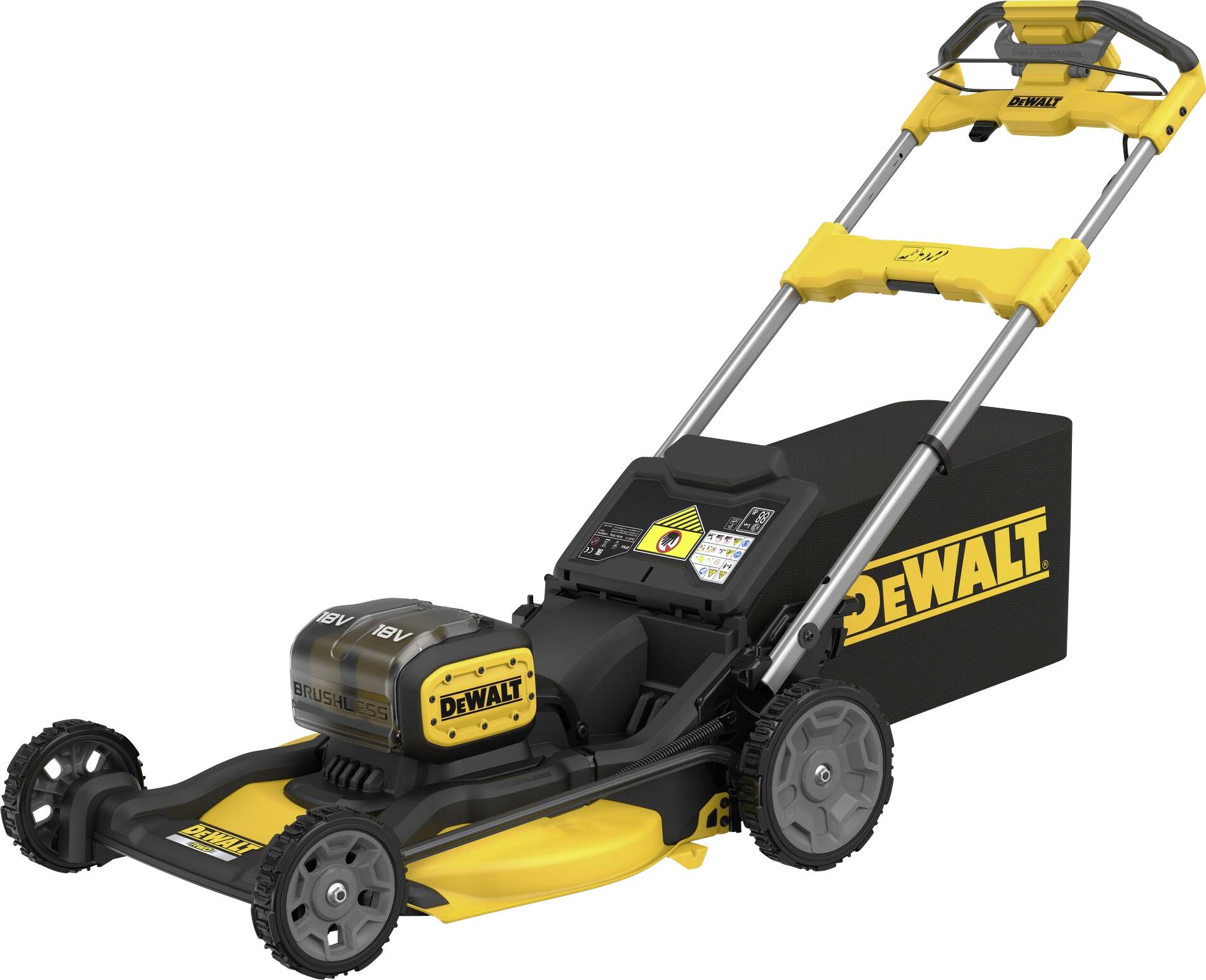 DEWALT DCMWSP156N-XJ akumulatorowy Akumulatorowa kosiarka do trawy bez akumulatora Maksymalna szerokość cięcia 53 cm Pas - obrazek 1