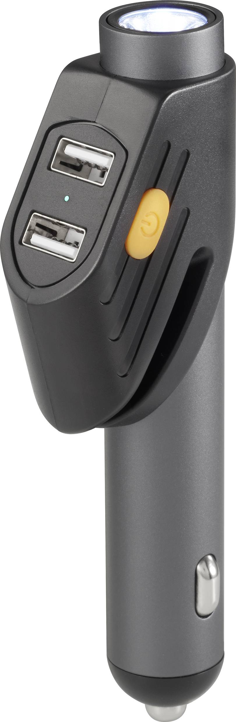 Basetech BT-2357759 BT99 Młotek awaryjny Przecinanie pasów, Światło LED samochód, ciężarówka, SUV, Van, kamper, Bus (D x - obrazek 1