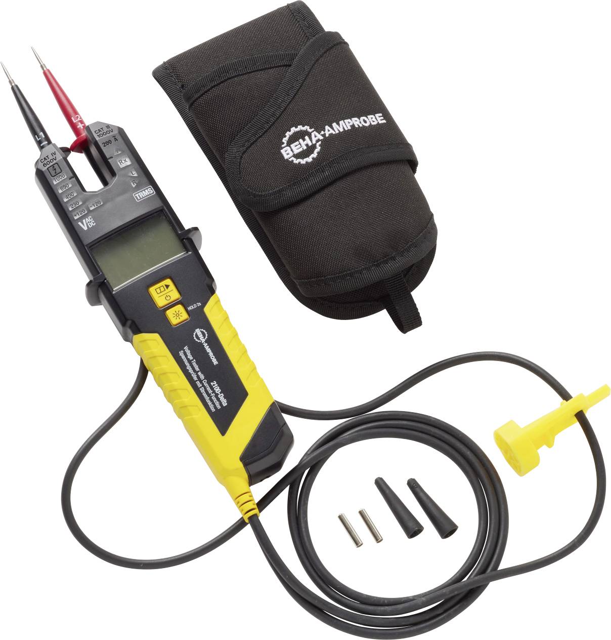 Dwubiegunowy tester napięcia Beha Amprobe 2100-DELTA+ CAT III 1000 V, CAT IV 600 V - obrazek 1