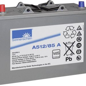 Akumulator ołowiowy GNB Sonnenschein A512/85 A NGA5120085HS0CA, ołowiowo żelowe, 12 V, 85 Ah Akumulator ołowiowy GNB Sonnenschein A512/85 A NGA5120085HS0CA, ołowiowo żelowe, 12 V, 85 Ah