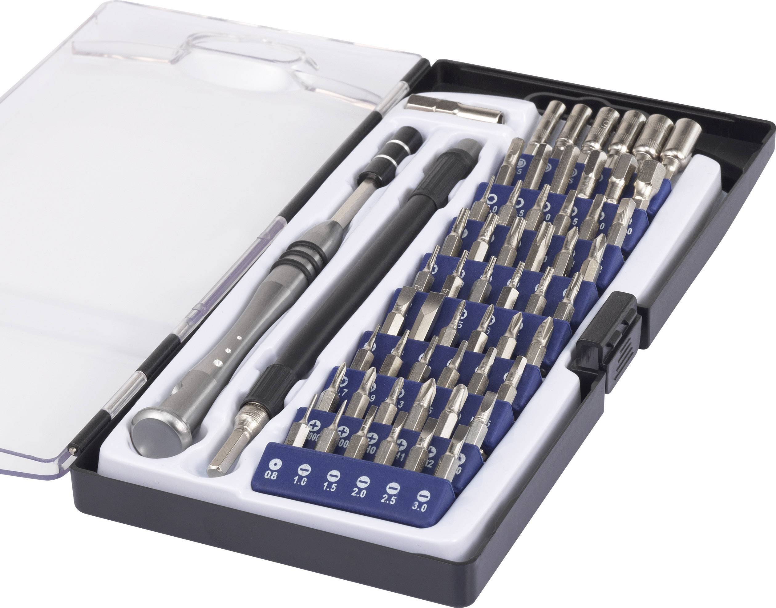Bity Basetech 1430586, aluminium, 58 szt. - obrazek 1