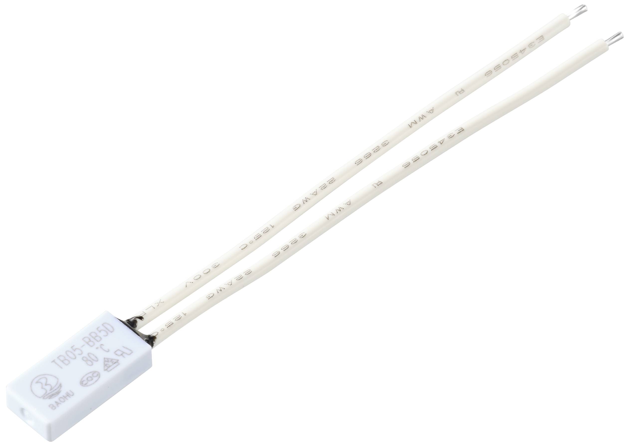 TRU COMPONENTS TB05-BB5D-80 Czujnik temperatury 0 do +160 °C radialny THD 1 NC - obrazek 1