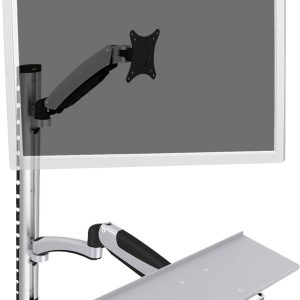 Digitus Uchwyt ścienny do monitora DA-90354 1 Wyświetlacz 38,1 cm (15″) – 68,6 cm (27″) czarny, srebrny z regulowaną wys Digitus Uchwyt ścienny do monitora DA-90354 1 Wyświetlacz 38,1 cm (15″) – 68,6 cm (27″) czarny, srebrny z regulowaną wys