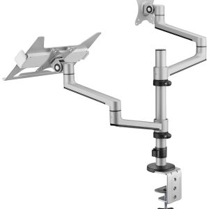 My Wall Uchwyt do monitora, stołowy HL52L 1 Wyświetlacz 43,2 cm (17″) – 81,3 cm (32″) srebrny z regulowaną wysokością, O My Wall Uchwyt do monitora, stołowy HL52L 1 Wyświetlacz 43,2 cm (17″) – 81,3 cm (32″) srebrny z regulowaną wysokością, O