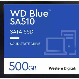 Dysk SSD wewnętrzny, 2,5” (6,35 cm) 500 GB Western Digital Blue™ SA510 SATA 6 Gb/s Produkt nowy Dysk SSD wewnętrzny, 2,5” (6,35 cm) 500 GB Western Digital Blue™ SA510 SATA 6 Gb/s Produkt nowy