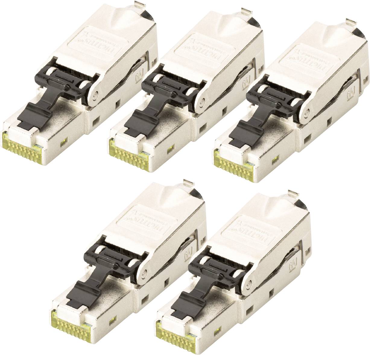 Digitus DN-93631-5 Moduł RJ45 Keystone CAT 6a 5 szt. - obrazek 1