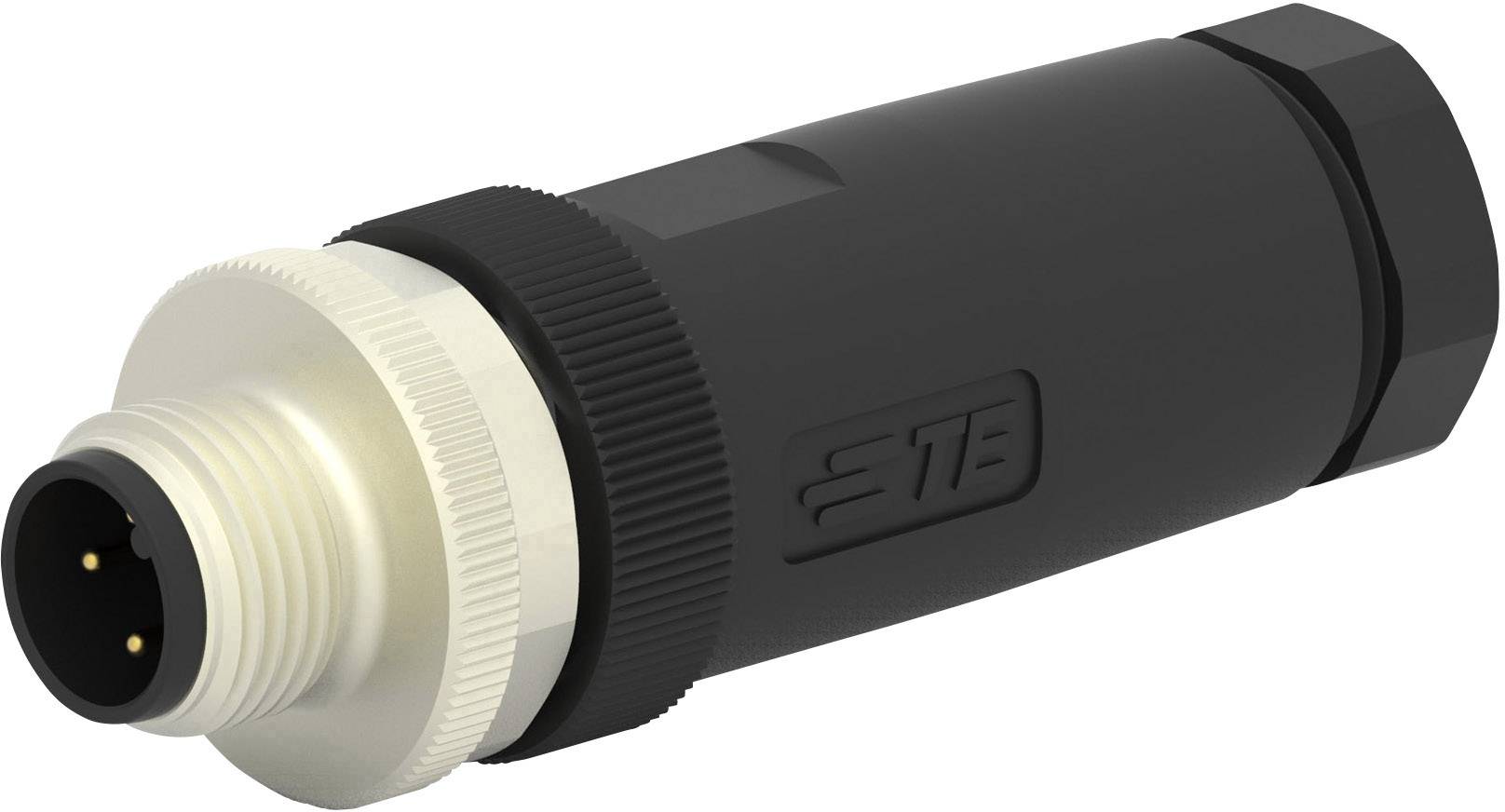 TE Connectivity T4111002041-000 Złącze niekonfekcjonowane czujnika/aktuatora M12 złącze męskie proste Ilość pinów: 4 1 s - obrazek 1