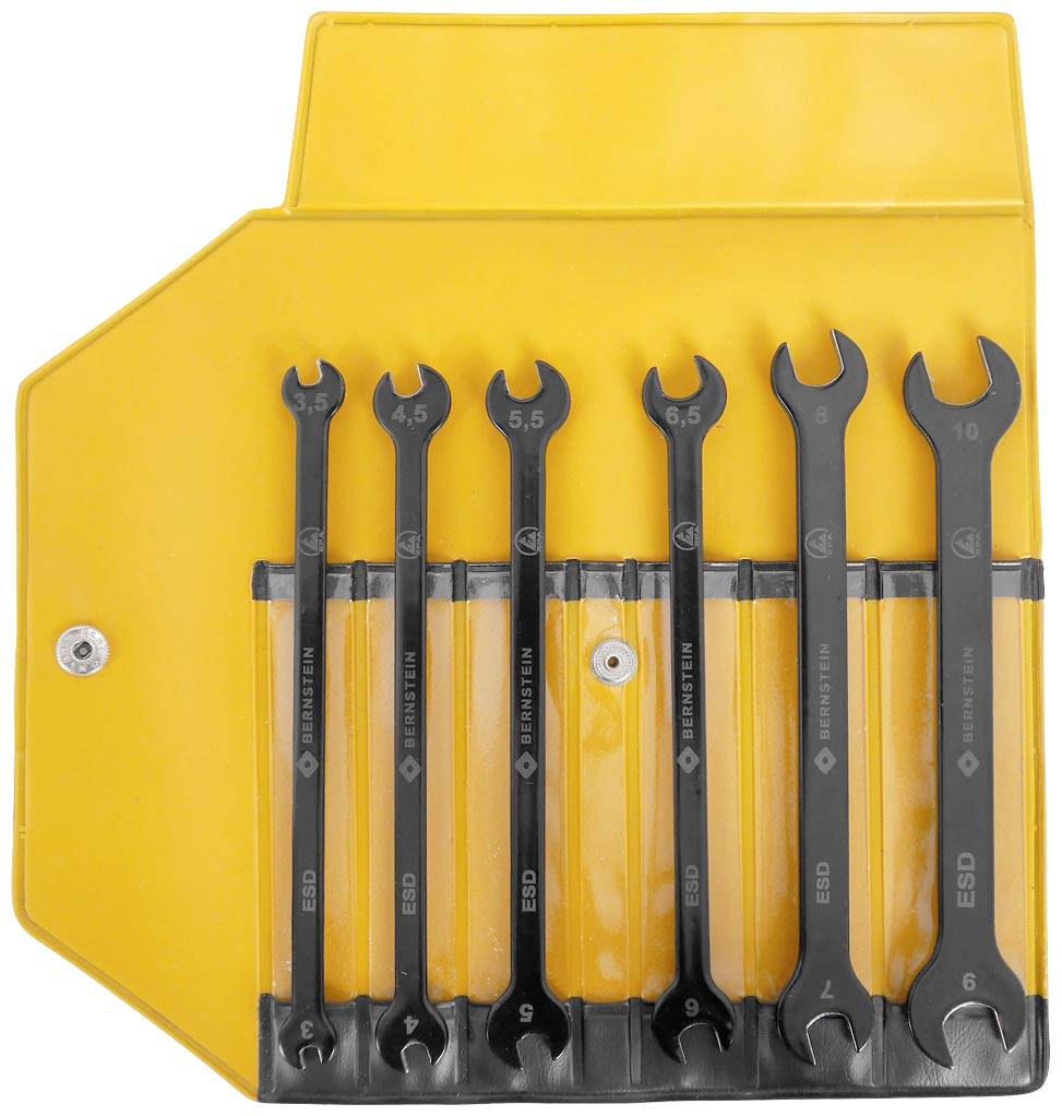BERNSTEIN Tools for Electronics 6-750-13 Specjalny zestaw kluczy płaskich 6 szt. Rozmiar klucza (metryczny) (tylko do ty - obrazek 1