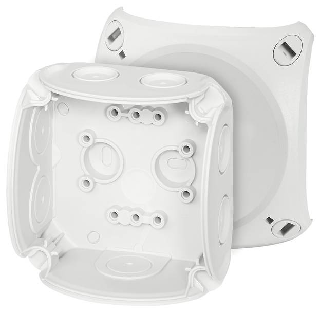 Skrzynka przyłączeniowa Hensel DK 0200 G, IP66, (S x W) 93 mm x 93 mm, szaro-biały (ral 7035), 1 szt. - obrazek 1