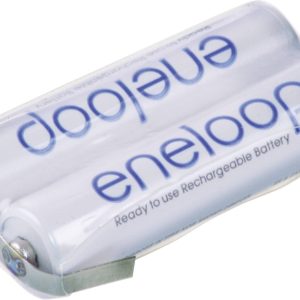 Pakiet akumulatorów AAA, NiMH Panasonic eneloop Reihe F1x2, Ilość ogniw: 2, 2.4 V, 750 mAh, Z-końcówka do lutowania Pakiet akumulatorów AAA, NiMH Panasonic eneloop Reihe F1x2, Ilość ogniw: 2, 2.4 V, 750 mAh, Z-końcówka do lutowania