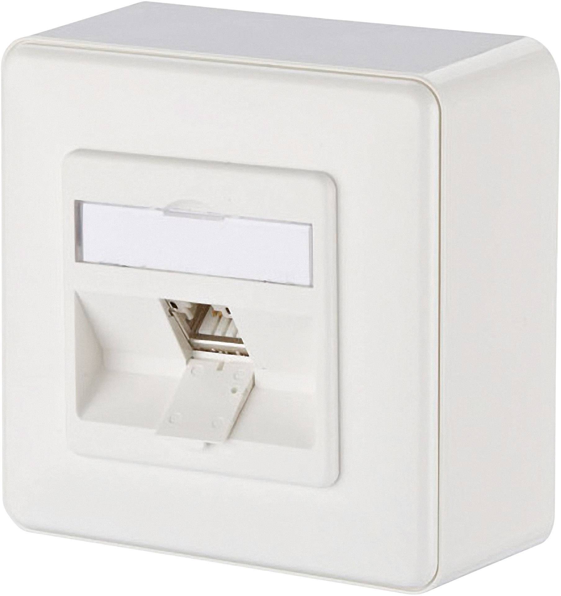 Gniazdo sieciowe Metz Connect 130B12D10002-E 130B12D10002-E, 1 Port, CAT 6a, nadtynkowy - obrazek 1