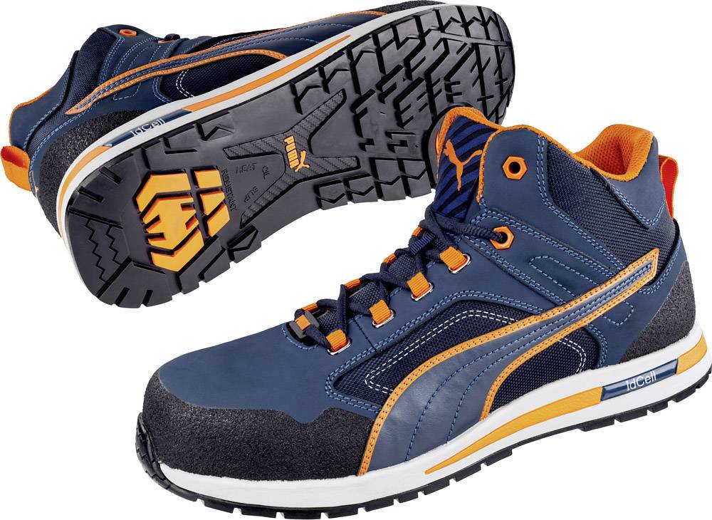 PUMA Crosstwist Mid 633140-44 Buty ochronne S3 Rozmiar buta (EU): 44 niebieski, pomarańczowy 1 szt. - obrazek 1