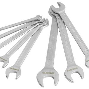 WorkPro WP202506 Zestaw kluczy płaskich podwójnych 8 szt. Rozmiar klucza (metryczny) (tylko do tytułu) 6 – 22 mm