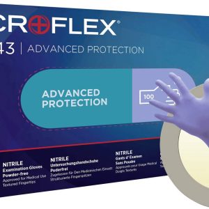Ansell MICROFLEX 93843090 100 szt. Nitryl Rękawice jednorazowe Rozmiar rękawic: L, 8.5, 9 EN 21420:2020 ISO 11193 Ansell MICROFLEX 93843090 100 szt. Nitryl Rękawice jednorazowe Rozmiar rękawic: L, 8.5, 9 EN 21420:2020 ISO 11193