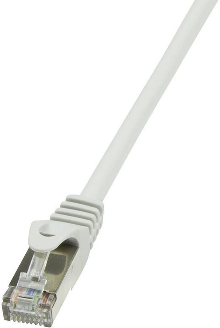 kabel LAN LogiLink CP2092S, 1 szt., RJ45, CAT 6, F/UTP, 10.00 m, szary - obrazek 1