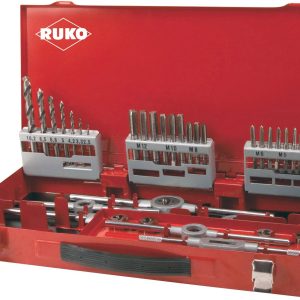 RUKO 245030 Komplet gwintowników maszynowych 44 szt. metryczny M3, M4, M5, M6, M8, M10, M12 Cięcie prawostronne HSS 1 ze RUKO 245030 Komplet gwintowników maszynowych 44 szt. metryczny M3, M4, M5, M6, M8, M10, M12 Cięcie prawostronne HSS 1 ze