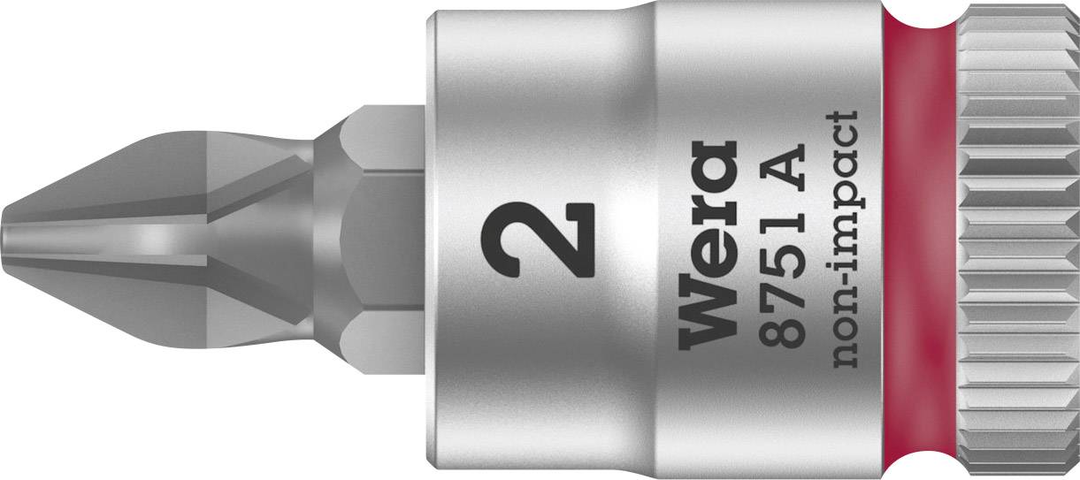 Nasadka 1/4" (6,3 mm) Wera 8751 A 05003351001 6.3 mm 1/4" PH 2 - obrazek 1