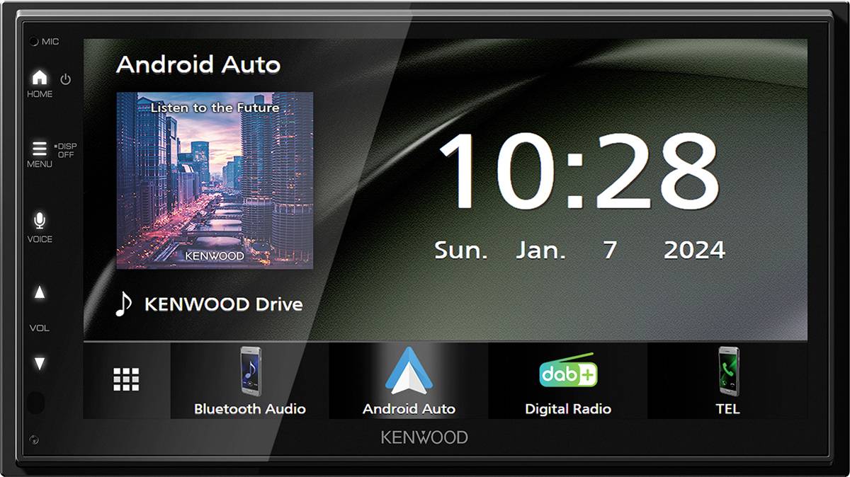 Kenwood KENWOOD - DMX6523DAB Odtwarzacz multimedialny Double Din Android Auto™, Apple CarPlay, Złącze do kamery cofania, - obrazek 1