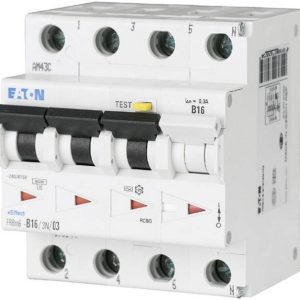 Wyłącznik różnicowoprądowy/automatyczny Eaton 170988 4 styki 16 A 0.03 A 415 V/AC