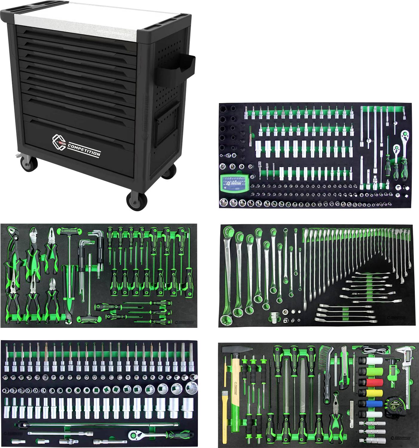 KS Tools 512.5434 Wózek warsztatowy Kolor producenta: czarny - obrazek 1