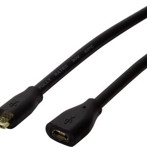 LogiLink Kabel USB USB 2.0 Złącze męskie USB Micro-B, Złącze żeńskie USB Micro-B 5.00 m czarny CU0125 LogiLink Kabel USB USB 2.0 Złącze męskie USB Micro-B, Złącze żeńskie USB Micro-B 5.00 m czarny CU0125