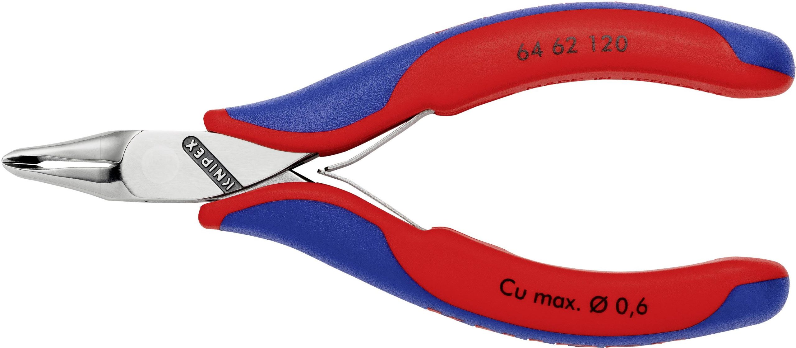 Szczypce skośne Knipex 64 62 120, 120 mm, 56 HRC, dla elektroników i mechaników - obrazek 1