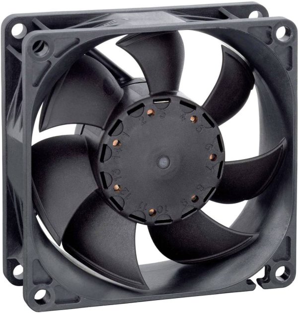 EBM Papst 8454/2H4P Wentylator osiowy 24 V/DC 115 m³/h (D x S x W) 80 x 80 x 25 mm