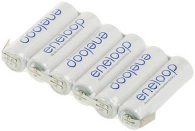 Pakiet akumulatorów AA, NiMH Panasonic eneloop Reihe F1x6, Ilość ogniw: 6, 7.2 V, 1900 mAh, U-końcówka do lutowania - obrazek 1