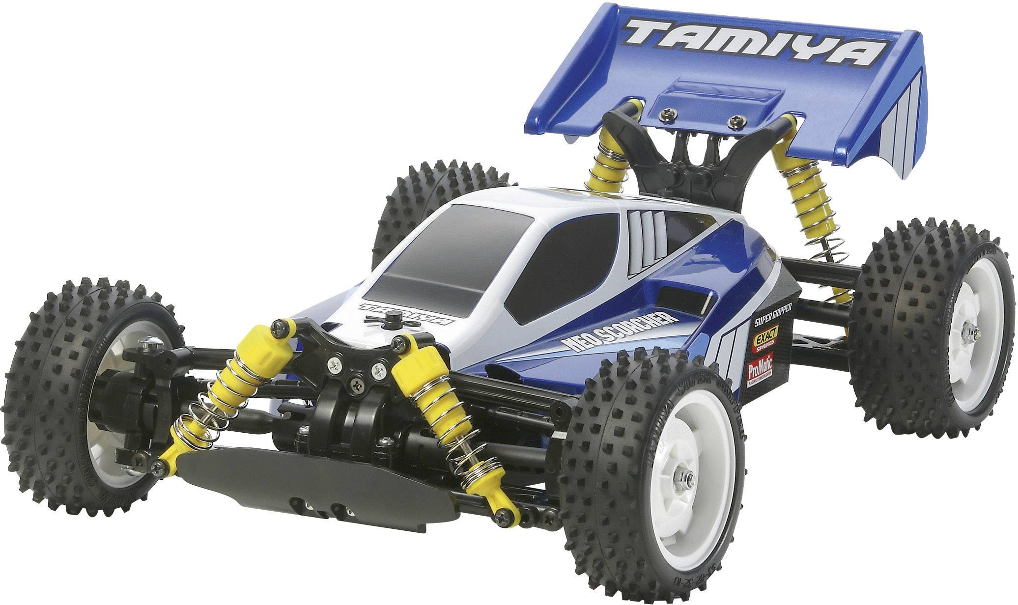 Tamiya Neo Scorcher Szczotkowy 1:10 Model samochodu RC Elektryczny Buggy Napęd na wszystkie koła Do samodzielnego złożen - obrazek 1