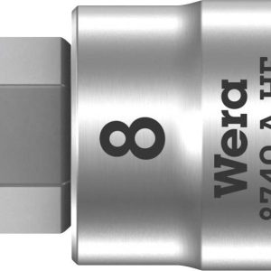 Nasadka 1/4″ (6,3 mm) Wera 8740 A 05003339001 wewnętrzny sześciokąt 8 mm Nasadka 1/4″ (6,3 mm) Wera 8740 A 05003339001 wewnętrzny sześciokąt 8 mm