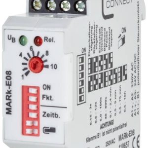 Metz Connect 110657 Przekaźnik czasowy MARk-E08, 250 V/AC, 6 A, 1 szt. Metz Connect 110657 Przekaźnik czasowy MARk-E08, 250 V/AC, 6 A, 1 szt.