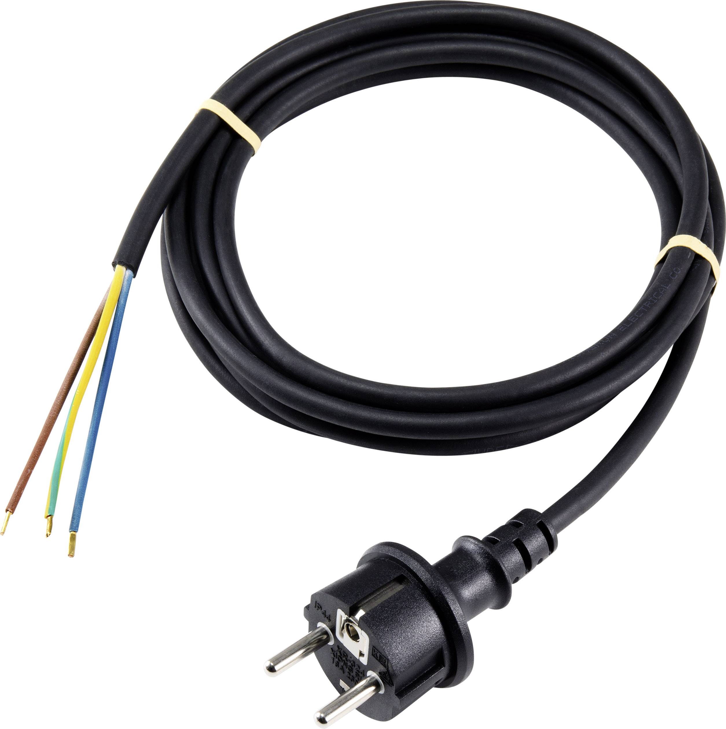 kabel Sygonix SY-5043464, H05RN-F 3G 1 mm², 230 V, 16 A, 3.00 m - obrazek 1