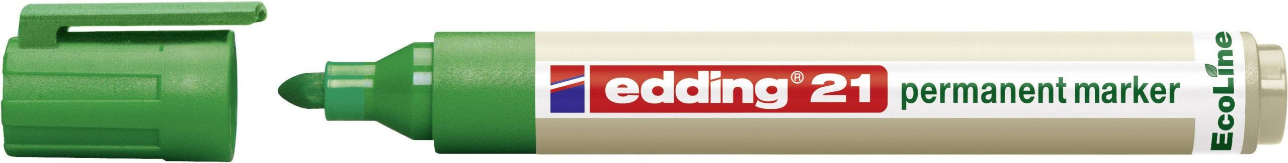 Edding edding 21 permanent marker EcoLine 4-21004 Marker permanentny zielony Wodoodporny: Tak - obrazek 1