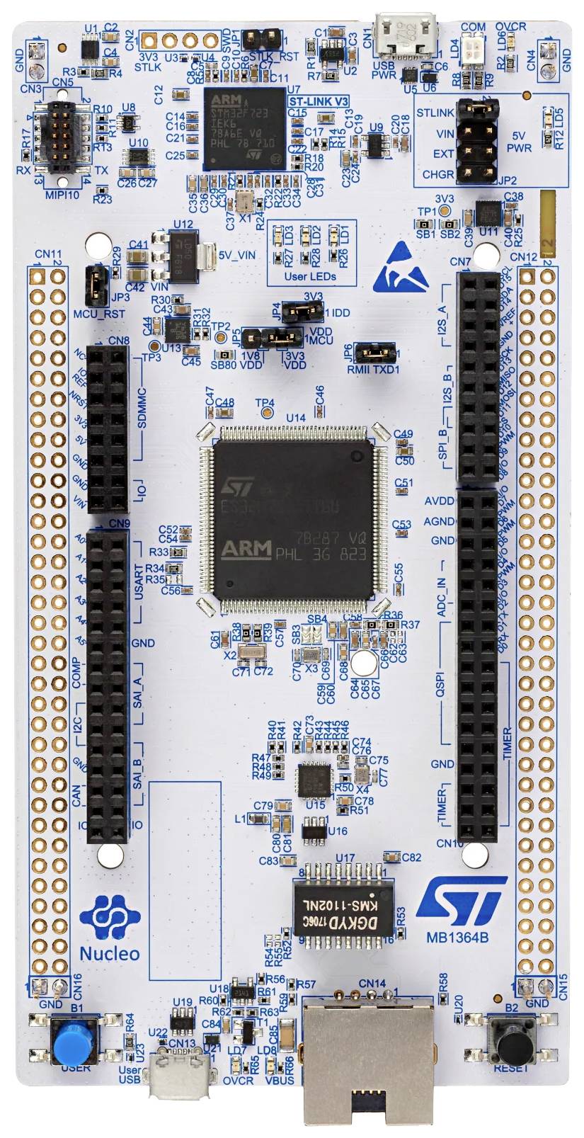 STMicroelectronics NUCLEO-H753ZI Płytka rozwojowa 1 szt. - obrazek 1