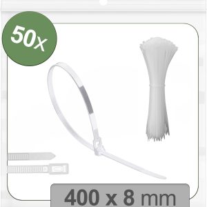Quadrios 25CA715 25CA715 Opaska kablowa 400 mm 8 mm biały produkt rozpuszczalny, z blokadą dźwigniową, stabilizacja UV, Quadrios 25CA715 25CA715 Opaska kablowa 400 mm 8 mm biały produkt rozpuszczalny, z blokadą dźwigniową, stabilizacja UV,