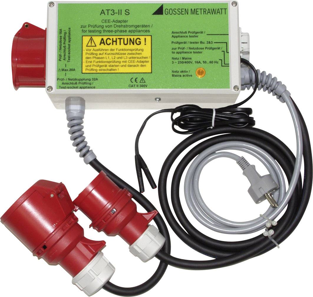 Adapter pomiarowy CEE CEE16 / 32 AT 3 II S Gossen Metrawatt AT 3 II S - obrazek 1