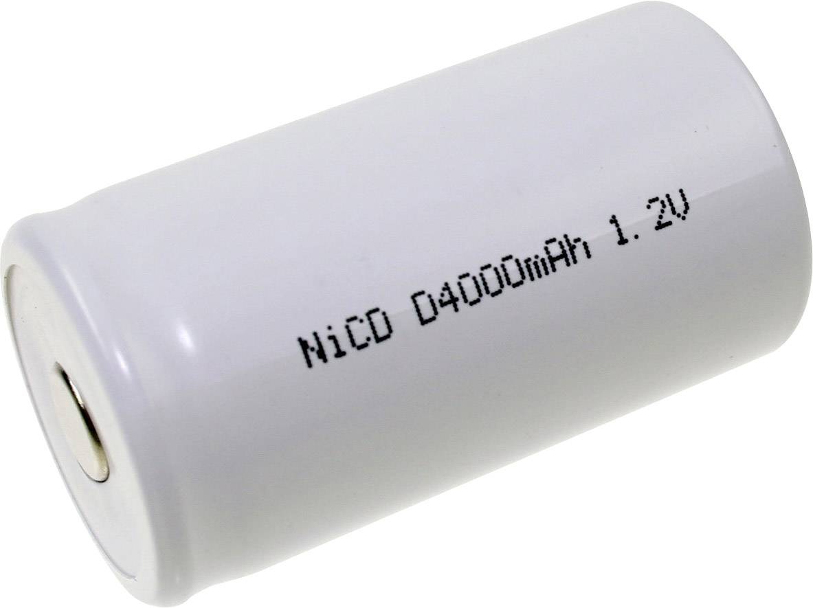 Mexcel D-D4000H Akumulator specjalny D (R20) Możliwa wysoka temperatura, Płaska-Góra NiCd 1.2 V 4000 mAh 1 szt. - obrazek 1