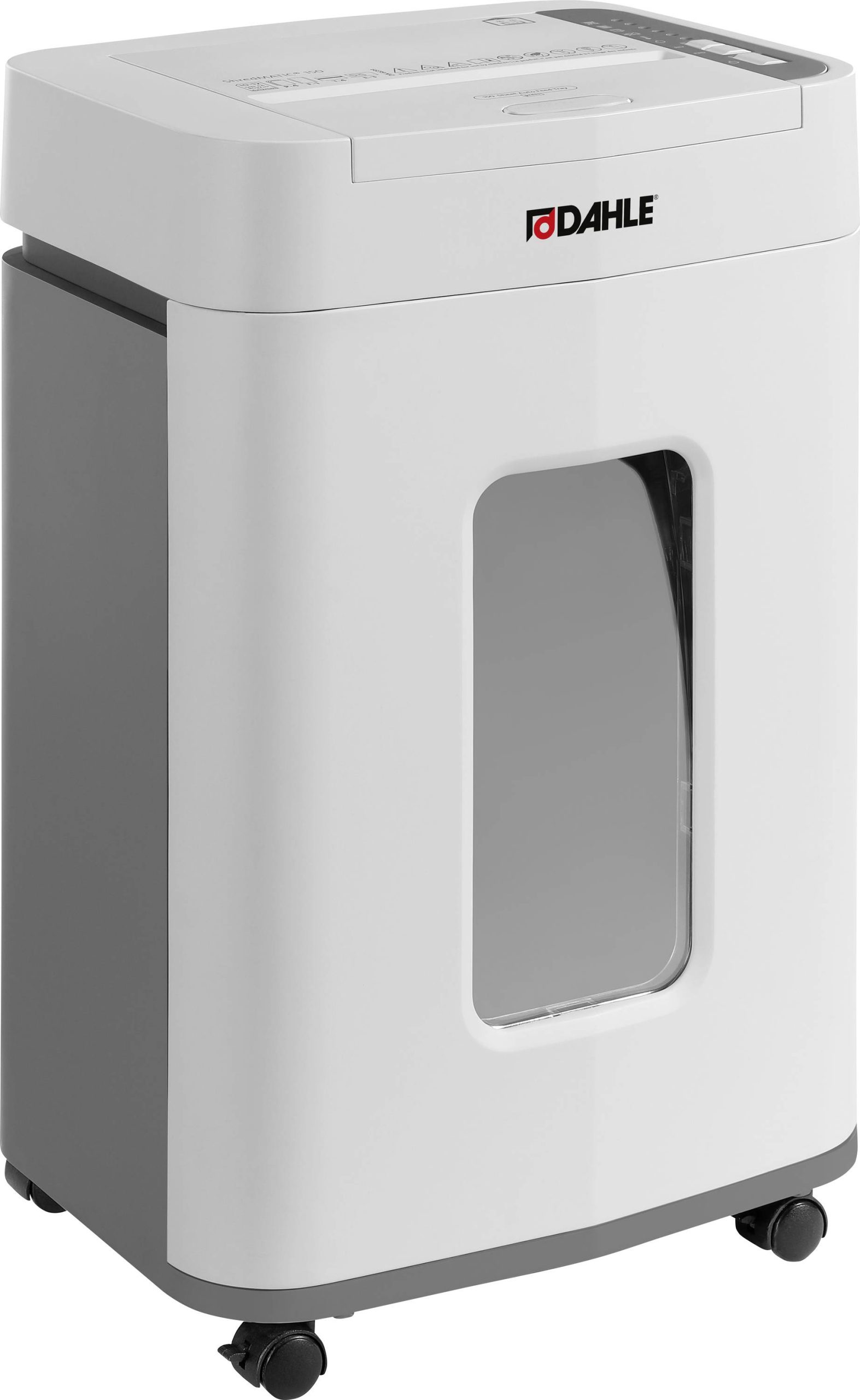 Dahle ShredMATIC 150 Niszczarka Cięcie na drobne elem. 4 x 12 mm P-4 24 l Niszczy także spinacze do papieru, zszywki, ka - obrazek 1
