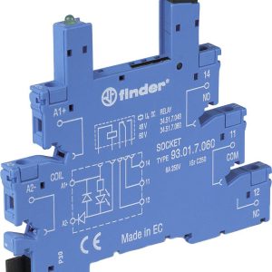 Finder 93.01.7.024.0 Gniazdo przekaźnika (D x S x W) 75.6 x 6.2 x 87.9 mm 1 szt. Finder 93.01.7.024.0 Gniazdo przekaźnika (D x S x W) 75.6 x 6.2 x 87.9 mm 1 szt.