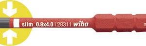 Klinga wymienna Wiha 34580, 4,0 mm, Wielkość: 4,0 mm 75 mm, IEC 60900:2004 Klinga wymienna Wiha 34580, 4,0 mm, Wielkość: 4,0 mm 75 mm, IEC 60900:2004