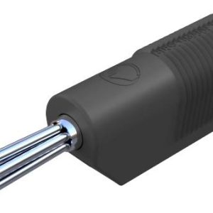 Wtyk bananowy wieżowy SKS Hirschmann BSB 20 K, O 4 mm, 2.5 mm2, 30 A, 60 V, czarny Wtyk bananowy wieżowy SKS Hirschmann BSB 20 K, O 4 mm, 2.5 mm2, 30 A, 60 V, czarny