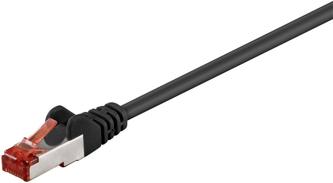 kabel LAN Digitus DK-1644-0025/BL, 1 szt., RJ45, CAT 6, S/FTP, 0.25 m, czarny - obrazek 1