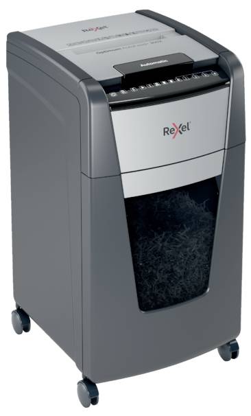 Rexel Optimum AutoFeed+ 300X Niszczarka 300 ark. Mikronacięcia 4 x 25 mm P-4 60 l Niszczy także spinacze do papieru, zsz