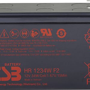 Akumulator ołowiowy CSB Battery HR 1234W high-rate HR1234WF2, AGM, 12 V, 8.4 Ah Akumulator ołowiowy CSB Battery HR 1234W high-rate HR1234WF2, AGM, 12 V, 8.4 Ah