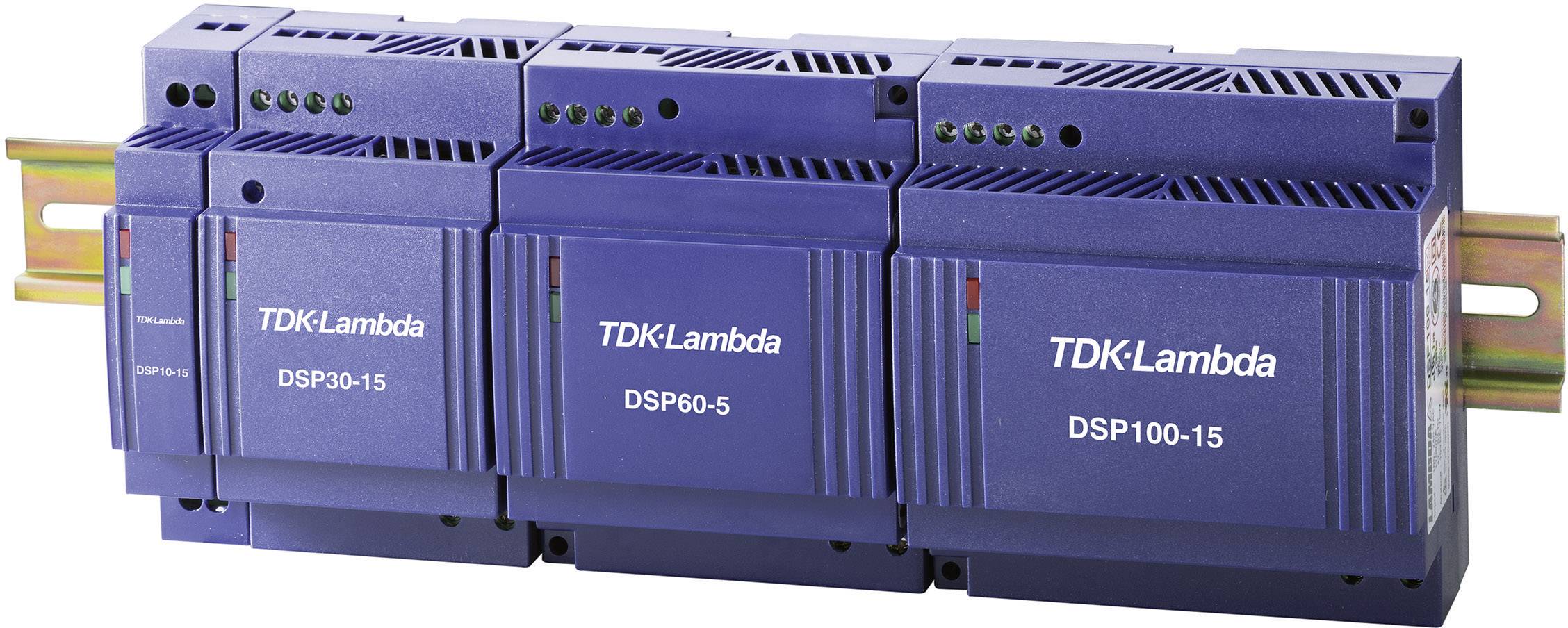 Zasilacz na szynę DIN TDK-Lambda DSP60-24, 24 V/DC, 2.5 A, 60 W - obrazek 1